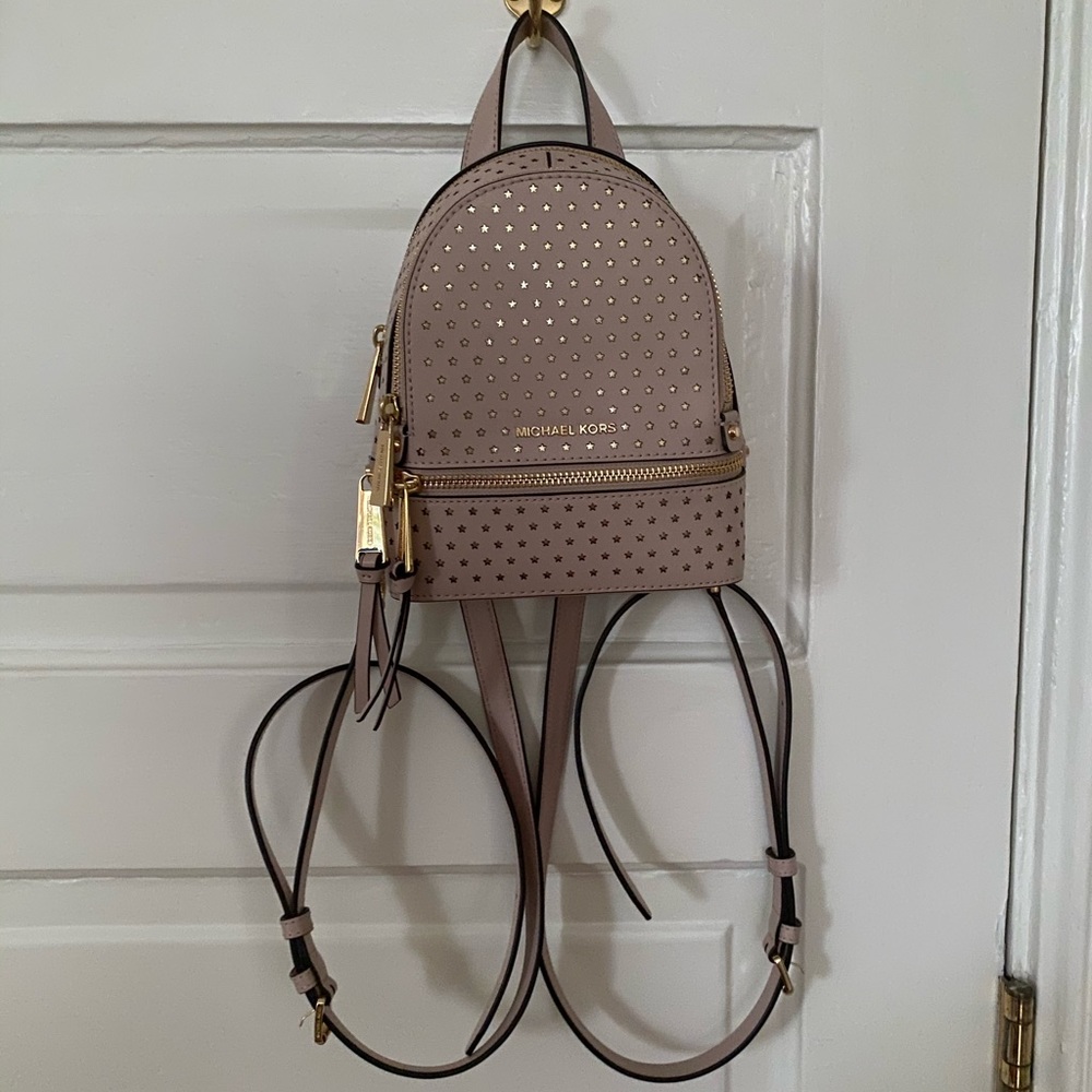michael kors star mini backpack